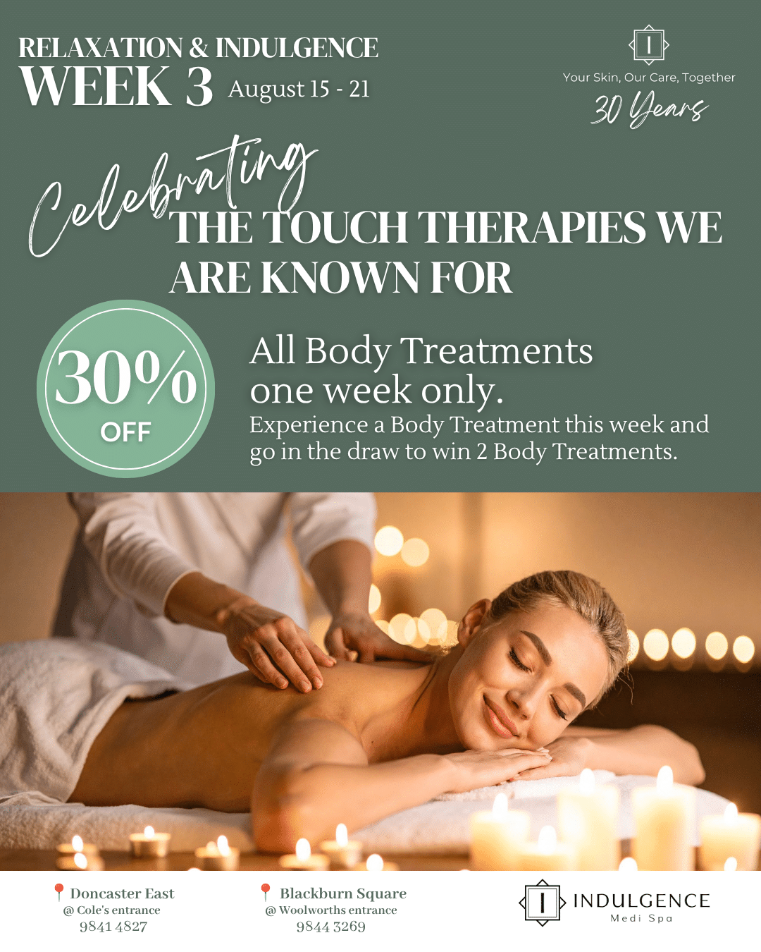 August 2026 - Relaxation and Indulgence week 3